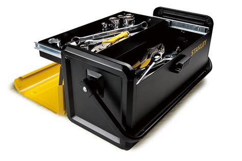 stanley metal tool box 19|stanley tool box organizer.